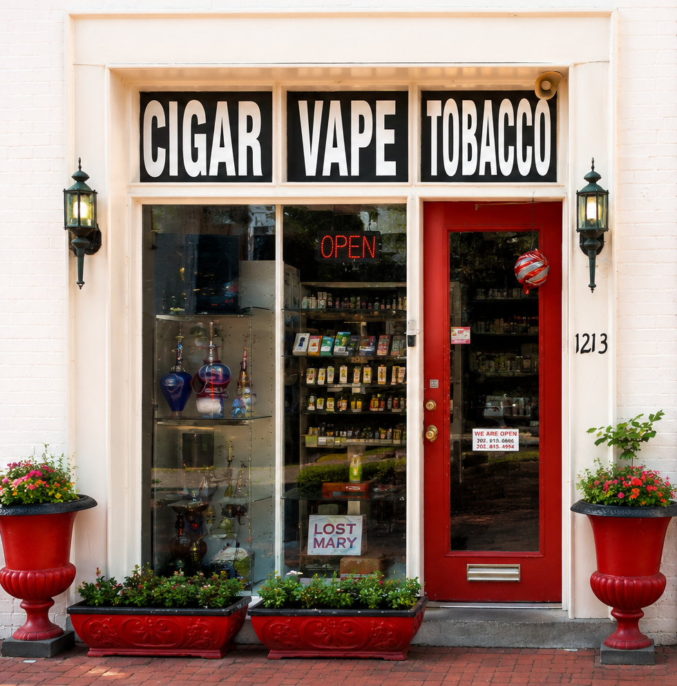 Alexandria Vape storefront on King Street